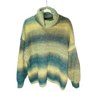 Green Ombre Casual & Comfy Sweater for Winter sz 3X